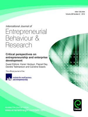 cover image of International Journal of Entrepreneurial Behaviour & Research, Volume 20, Issue 2